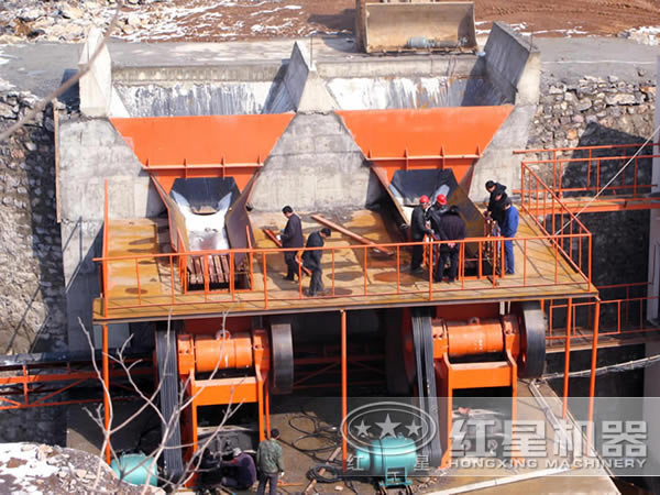 制砂生產線安裝現場