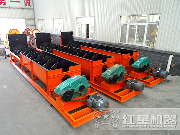 螺旋洗石機(jī)車間實(shí)拍圖