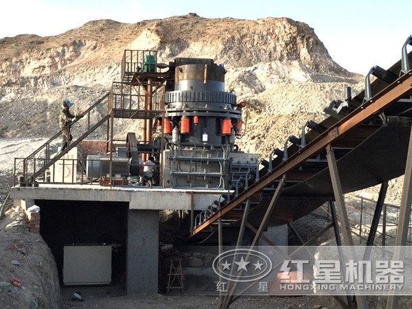 圓錐破碎機投產現場