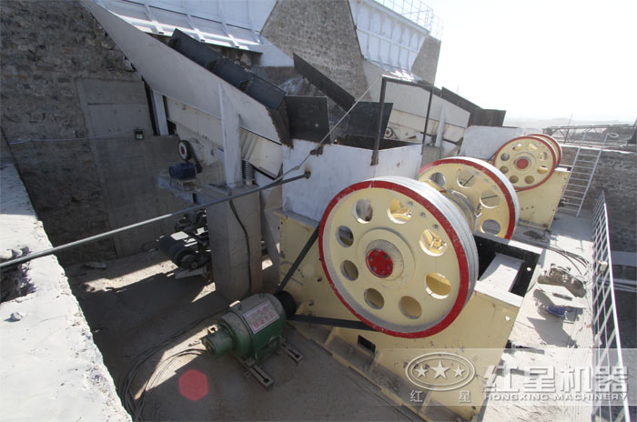 柴油破碎機作業現場