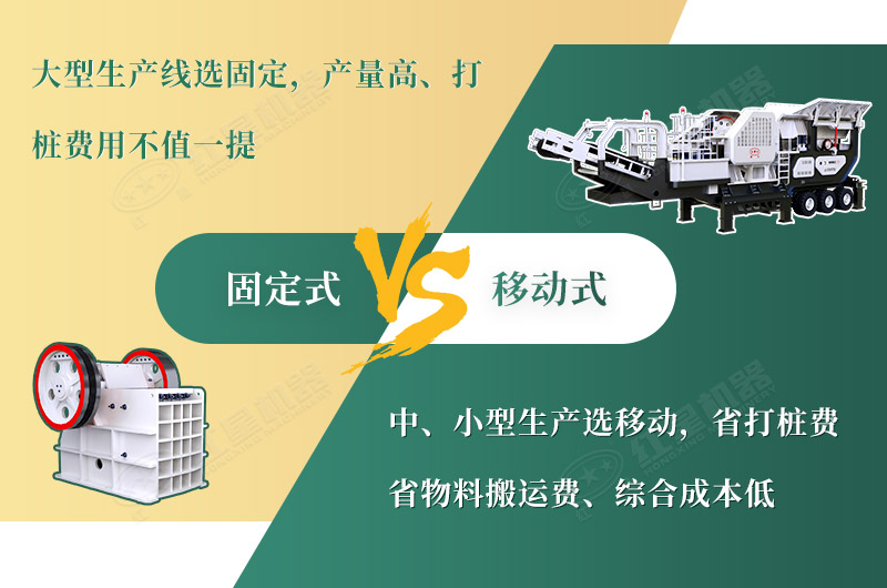 固定與移動顎式破碎機的選擇 固定與移動顎式破碎機的選擇