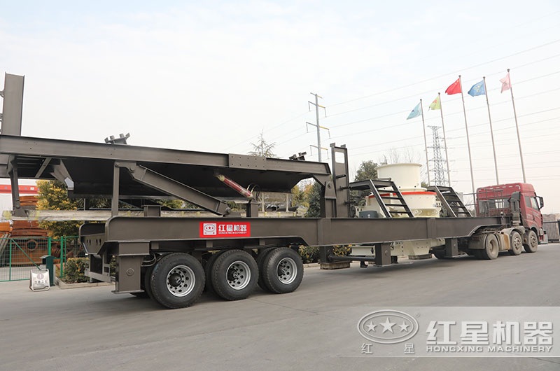 移動破碎機發貨現場