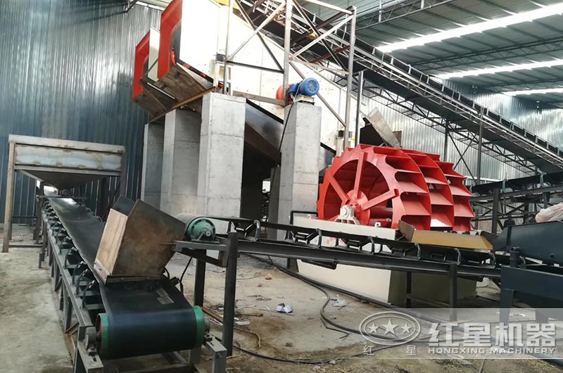 洗砂機生產現場