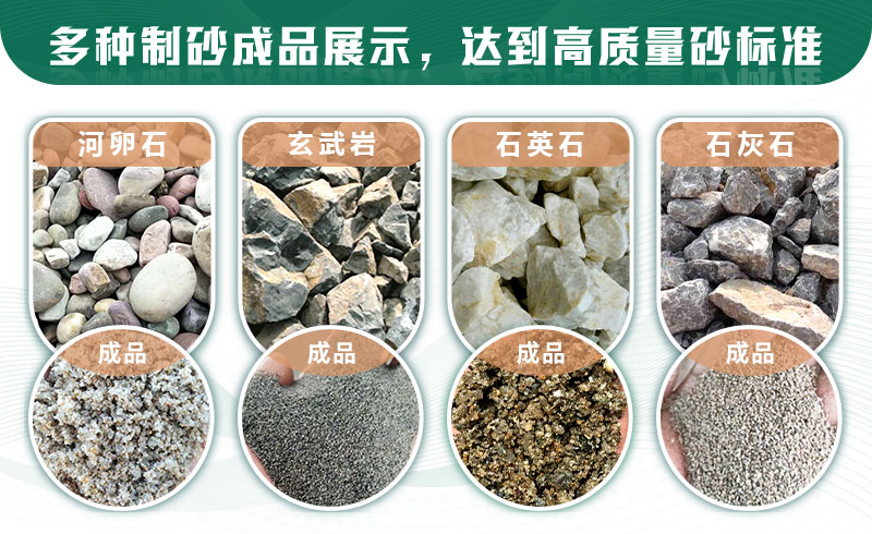 什么樣的石頭適合制砂？制沙生產線如何配置？