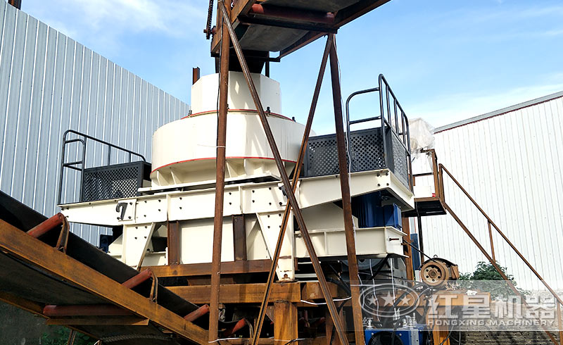 米石制砂機客戶生產現場