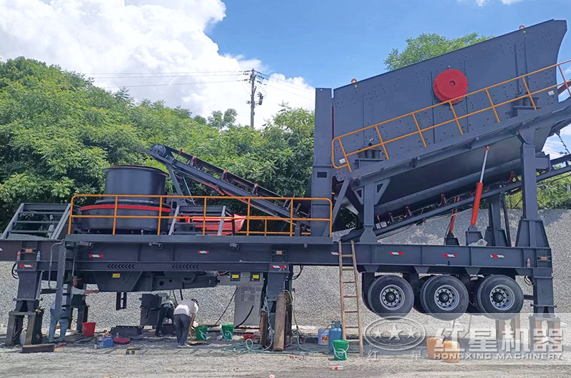 移動式制砂機工作現場實拍圖 移動式制砂機工作現場實拍圖