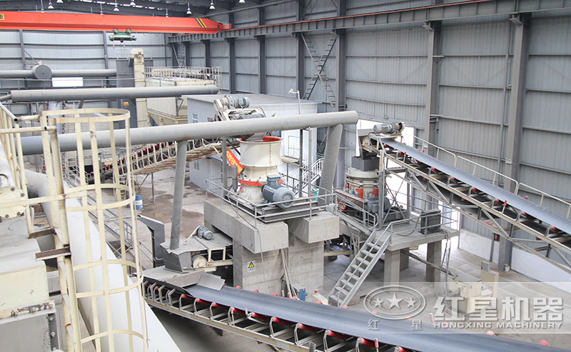 圓錐碎石機產量高，生產線必備設備