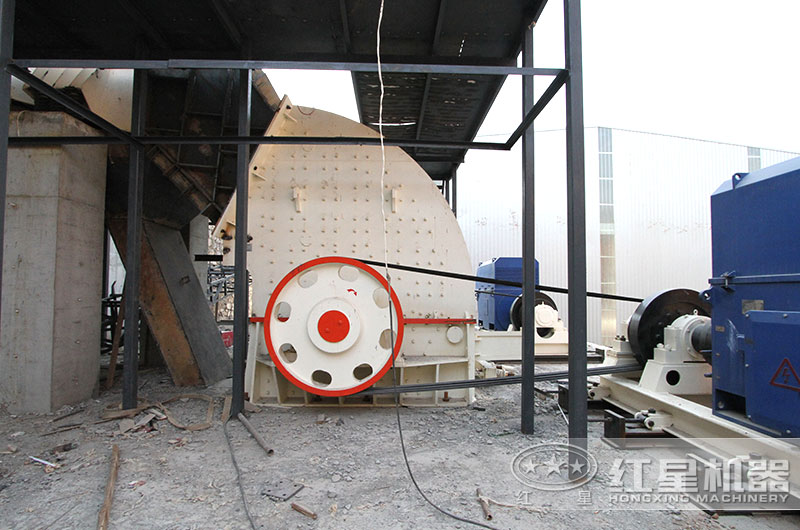 大口徑重錘式破碎機，一次破碎一次成型