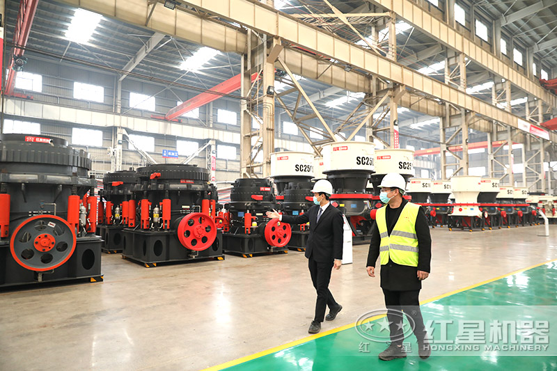 客戶來廠實地考察，信賴紅星機器