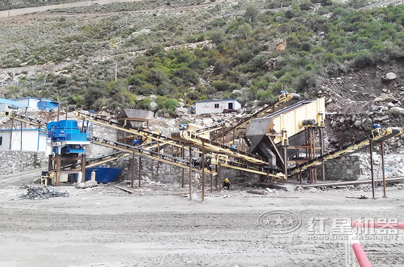 制砂生產線現場